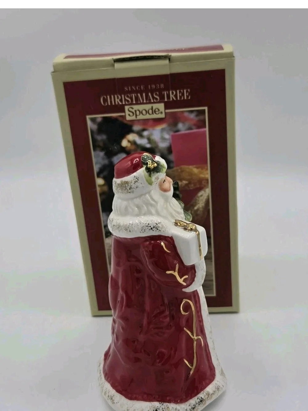 Spode Christmas Tree Red Santa Bell 5